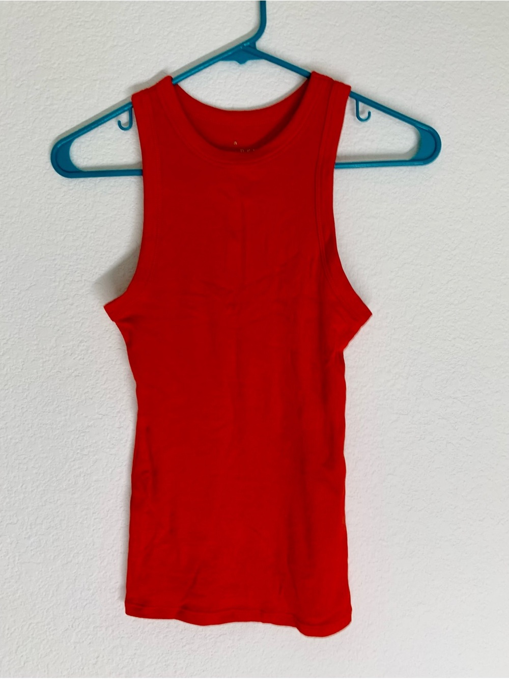 A New Day Red Women's Ribbed Tank Top - Sleeveless Comfort